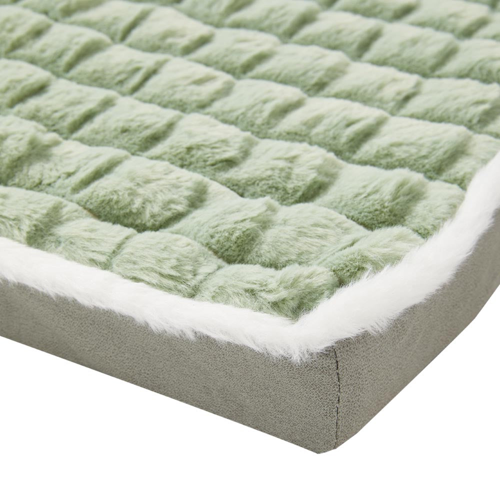 Washable Pet Bed – Soft Faux Fur Sleeping Cushion Mat for Puppy & Cat
