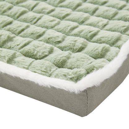 Washable Pet Bed – Soft Faux Fur Sleeping Cushion Mat for Puppy & Cat