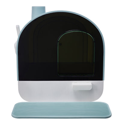 Large Enclosed Cat Litter Box with Deodorizer – Leak-Proof, Anti-Tracking, and Splash-Proof Design for Cats