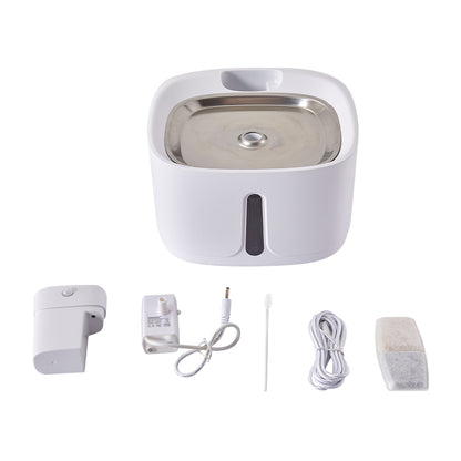 Ultra-Quiet Pet Water Fountain - Three Flow Modes with Large 3.2L Capacity