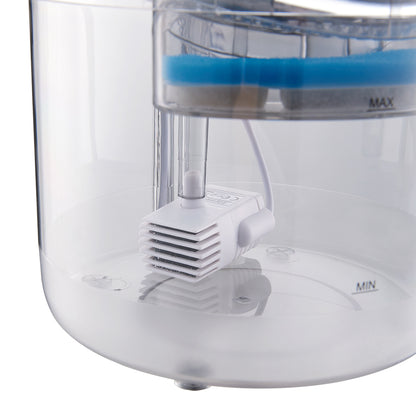 Transparent Automatic Pet Water Fountain – Quiet Circulation with Visible Filtration