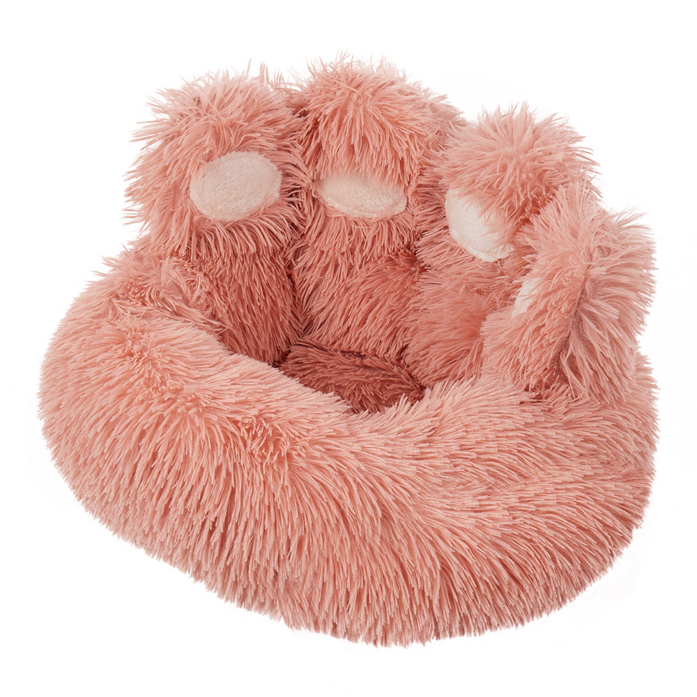 Soft Plush Pet Bed – Cozy & Comfortable with Non-Slip Bottom