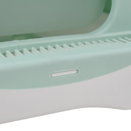 Durable Flip-Top Cat Litter Box with Odour Control & Scoop