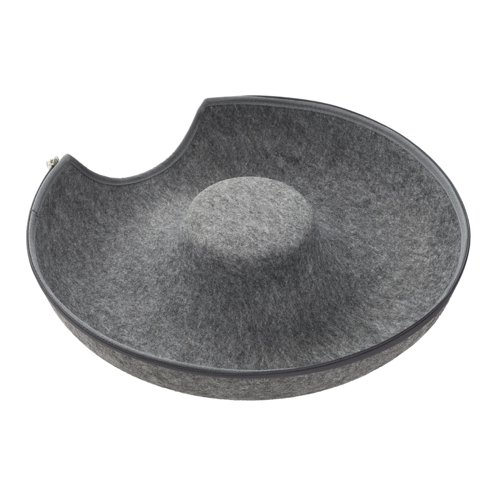 3-in-1 Felt Cat Tunnel Bed – Cozy Play Tunnel & Resting Space for Cats