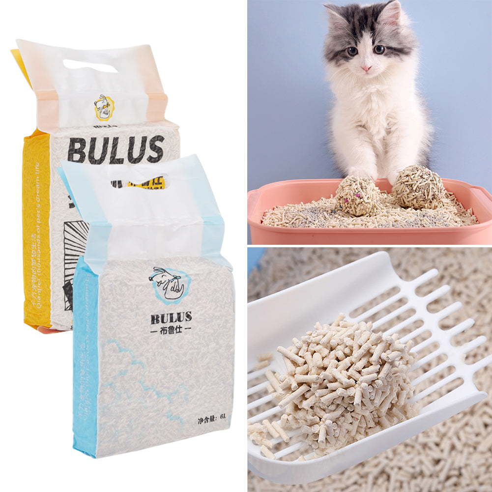 6L Biodegradable Tofu Cat Litter – Odour Control & Easy Cleanup, Soft Clumping, Eco-Friendly