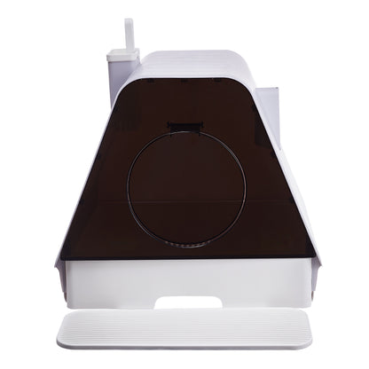 Large Enclosed Cat Litter Box with Bamboo Charcoal Deodorizer – Multi-Cat, Odor-Control, Anti-Tracking Design