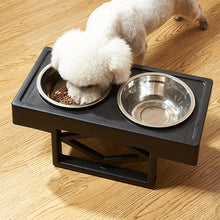 Height Adjustable Pet Bowl Stand with 2 Stainless Steel Bowls – Portable, Hygienic, Non-Slip Design
