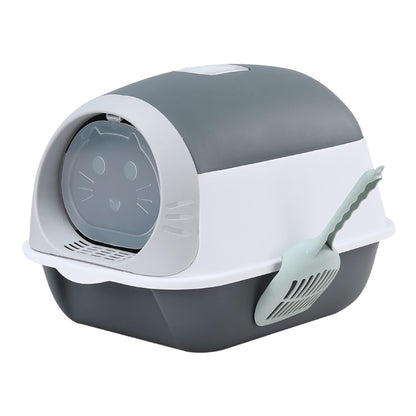 Detachable Cat Litter Box with UV Sterilizer Lamp – Odour Control & Easy Cleaning Design