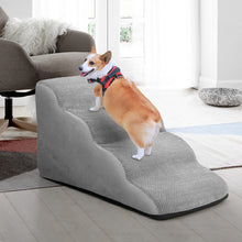 Non-Slip Pet Steps with Removable Cover – Comfortable & Sturdy Staircase for Small Dogs