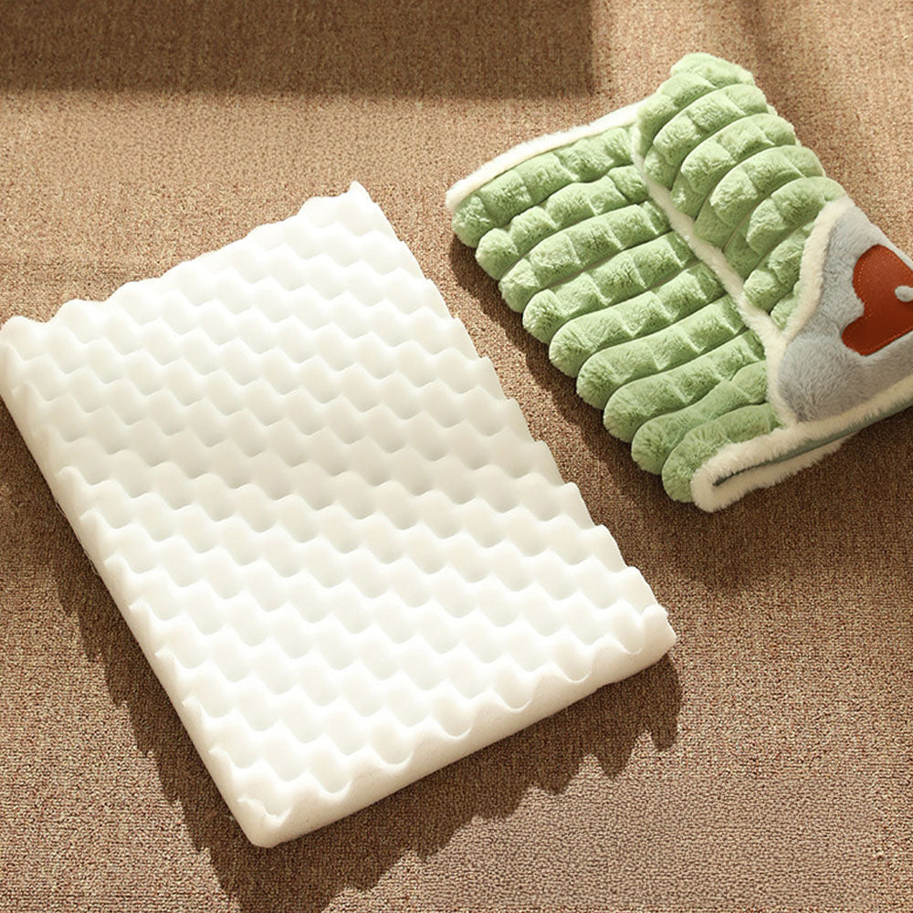 Washable Pet Bed – Soft Faux Fur Sleeping Cushion Mat for Puppy & Cat