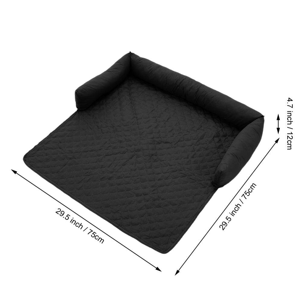 Waterproof Pet Sofa Protector Bed with Pillow –  Furniture Cover for Dogs & Cats