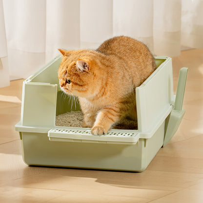 Foldable Enclosed Cat Litter Box with Air Filter – Privacy & Easy Clean Design for Cats
