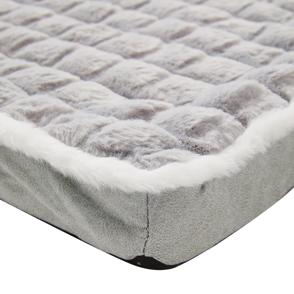 Washable Pet Bed – Soft Faux Fur Mattress Cushion for Puppy & Cat