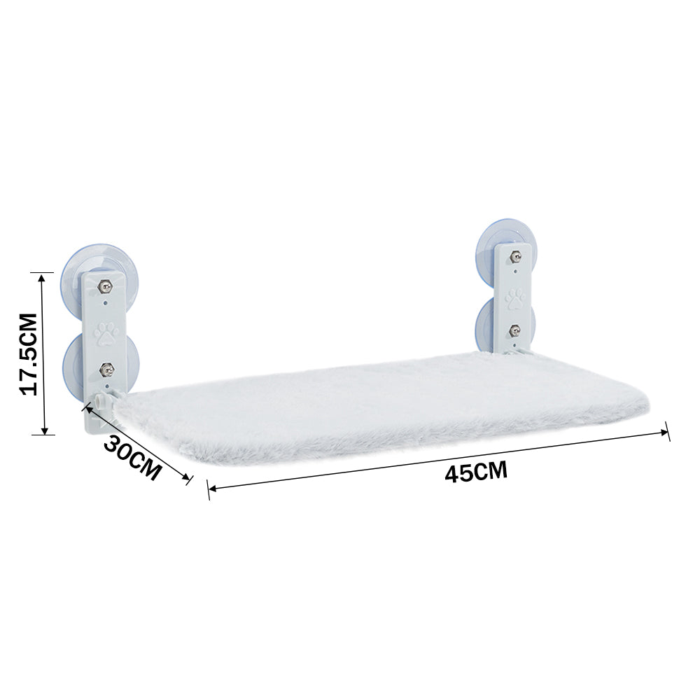 Cat Window Hammock Seat with Strong Suction and Foldable Steel Frame – Cozy Sunbathing Perch for Indoor Use