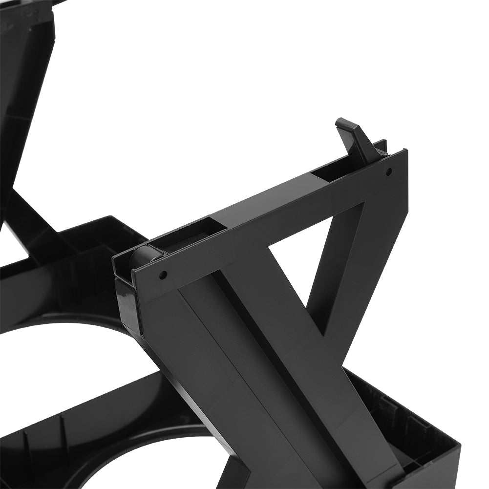 Adjustable Elevated Dog Feeder with 2 Stainless Steel Bowls – Foldable Raised Stand for Food & Water