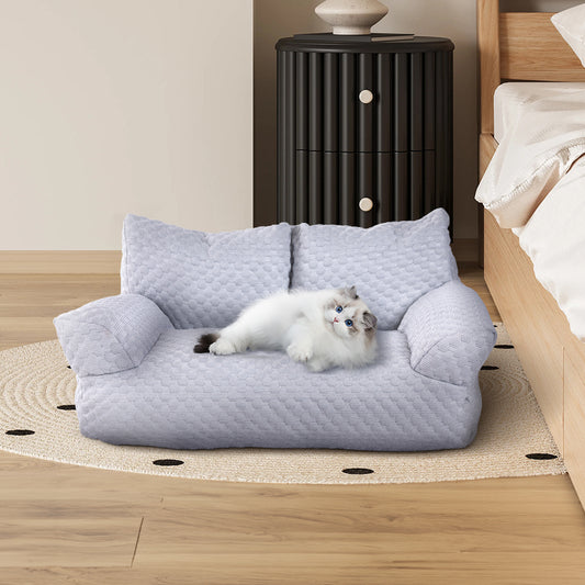 Ice Silk Cooling Pet Sofa Bed – Comfortable & Breathable Bed for Pets