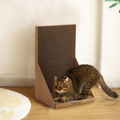 L-shaped Cat Scratching Board – Safe, Space-Saving and Ideal for Claw Care