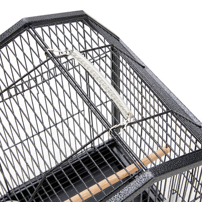 Portable Metal Bird Cage with Anti-Spill Feeders – Safe and Comfortable Home for Birds