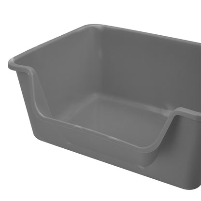Large Anti-Splash Cat Litter Box with Mat and Scoop – Easy Access & Mess-Free Design