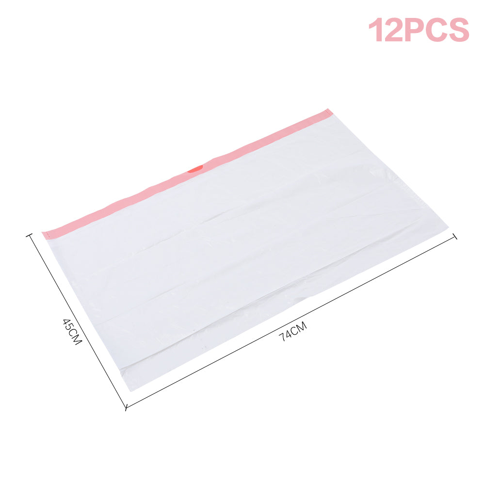 Drawstring Cat Litter Box Liners – Leak-Proof, Disposable & Easy to Use, 12 Count Roll