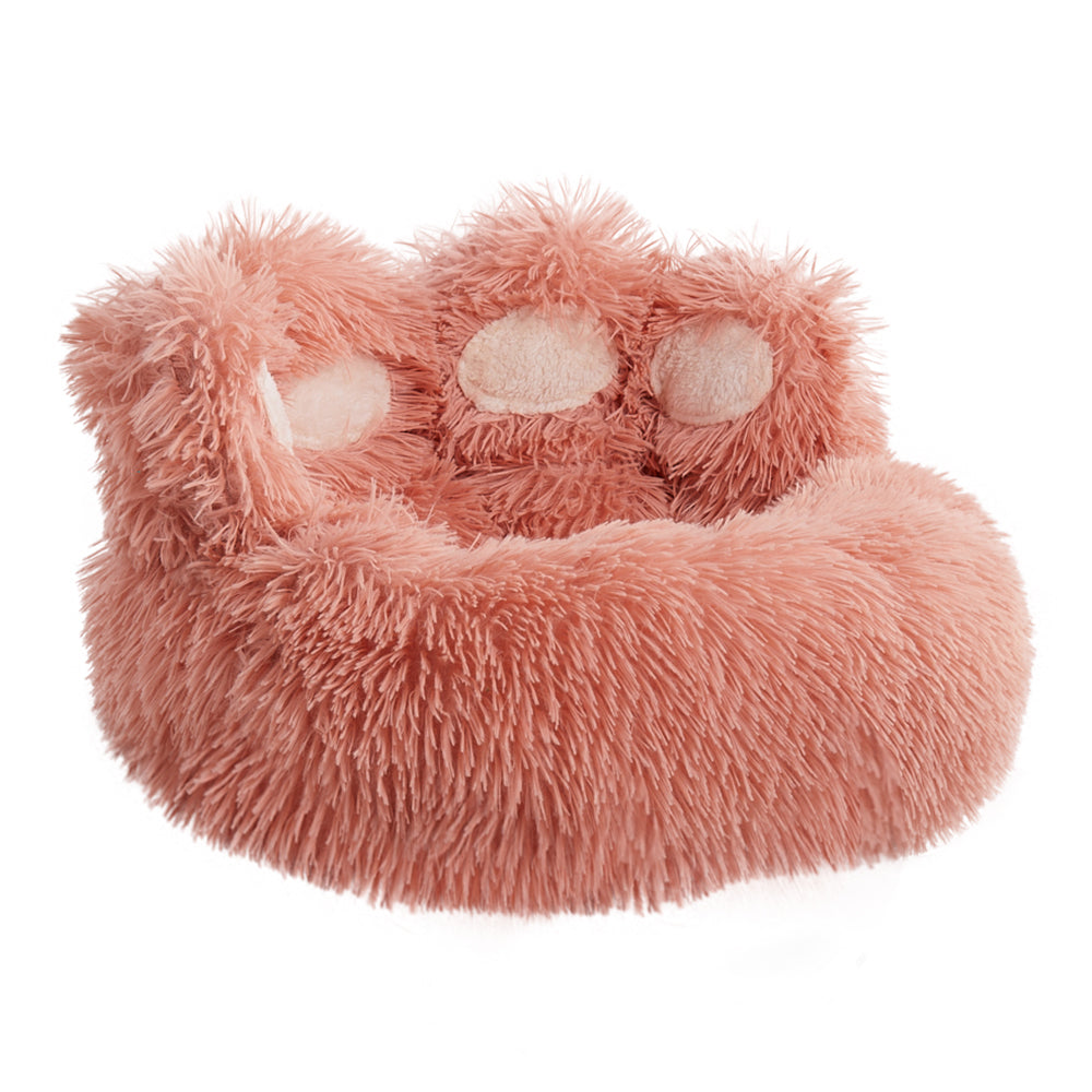 Soft Plush Pet Bed – Cozy & Comfortable with Non-Slip Bottom