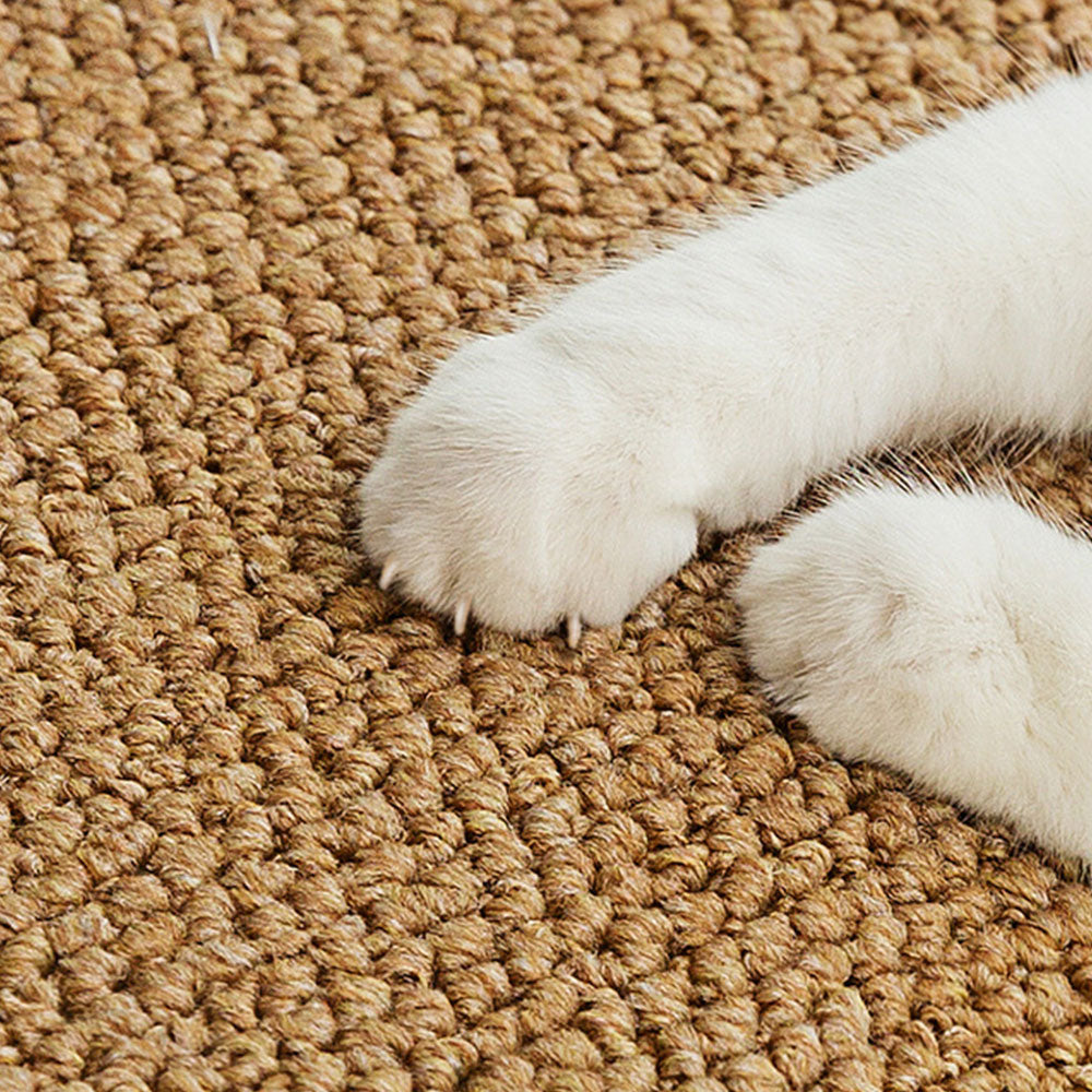 Non-Slip Pseudo-Sisal Cat Scratching Mat – Versatile Floor Protector and Play Pad for Pets