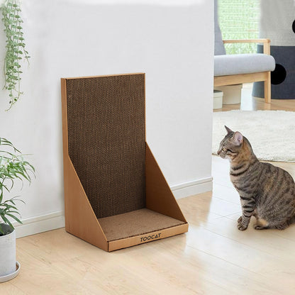 L-shaped Cat Scratching Board – Safe, Space-Saving and Ideal for Claw Care