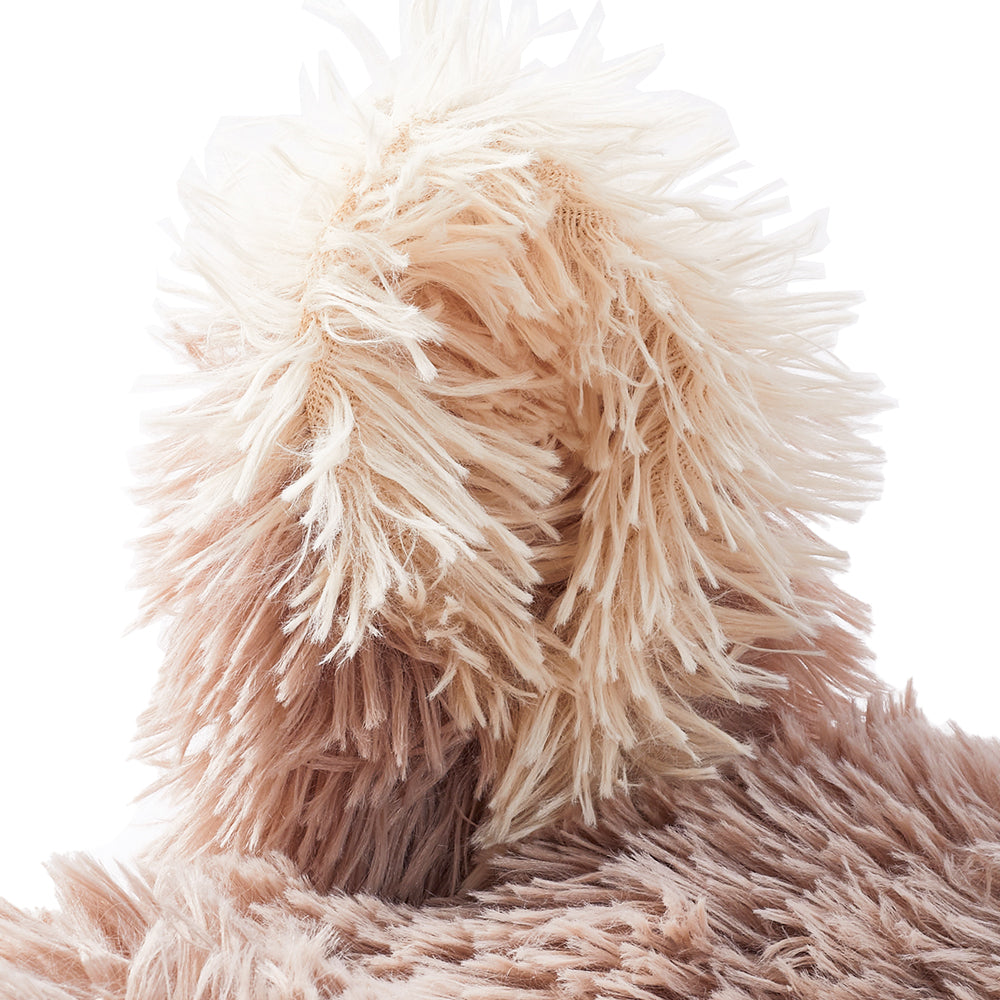 Round Plush Calming Pet Bed with Adorable Ears – Soft, Cozy, and Supportive