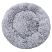 Calming Donut Plush Pet Bed – Soft, Round Cuddler with Raised Rim and Anti-Slip Bottom