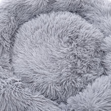 Calming Donut Plush Pet Bed – Soft, Round Cuddler with Raised Rim and Anti-Slip Bottom