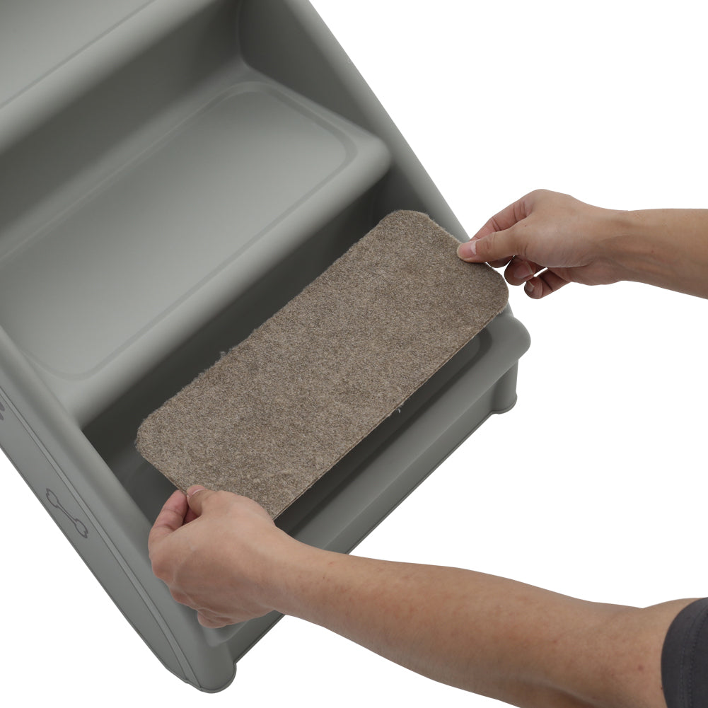 4-Step Plastic Foldable Pet Stair – Durable & Non-Slip Indoor Climbing Ladder for Pets