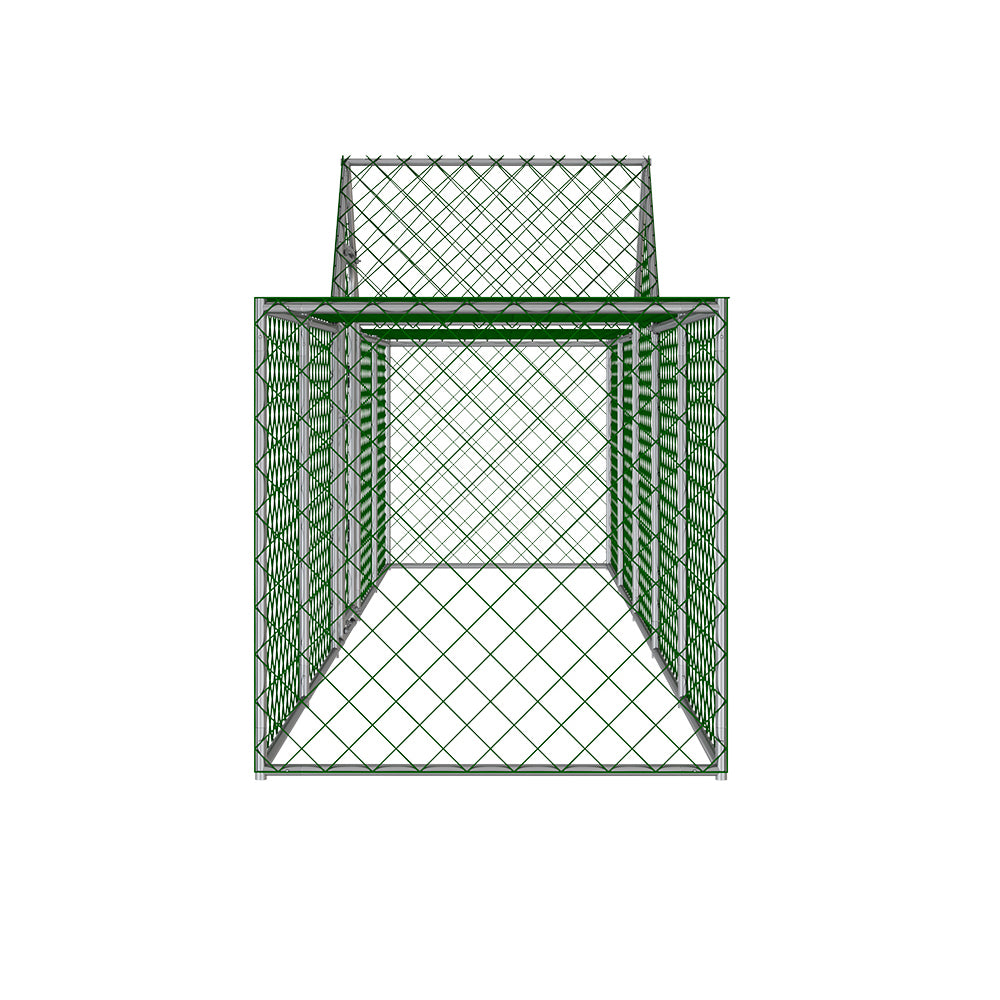 Metal Chicken Coop Run with PE Tarpaulin – Secure, Spacious Outdoor Enclosure for Poultry and Rabbits