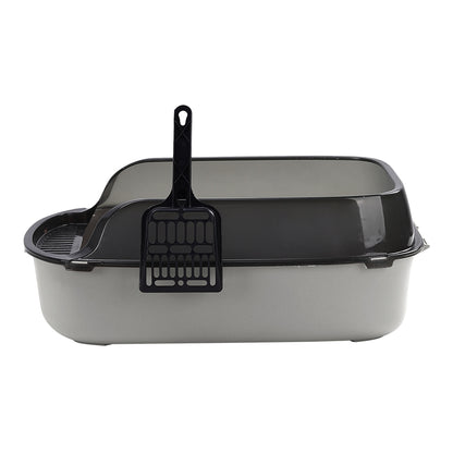 Large Anti-Splashing Detachable Cat Litter Box - Spacious & Easy to Clean