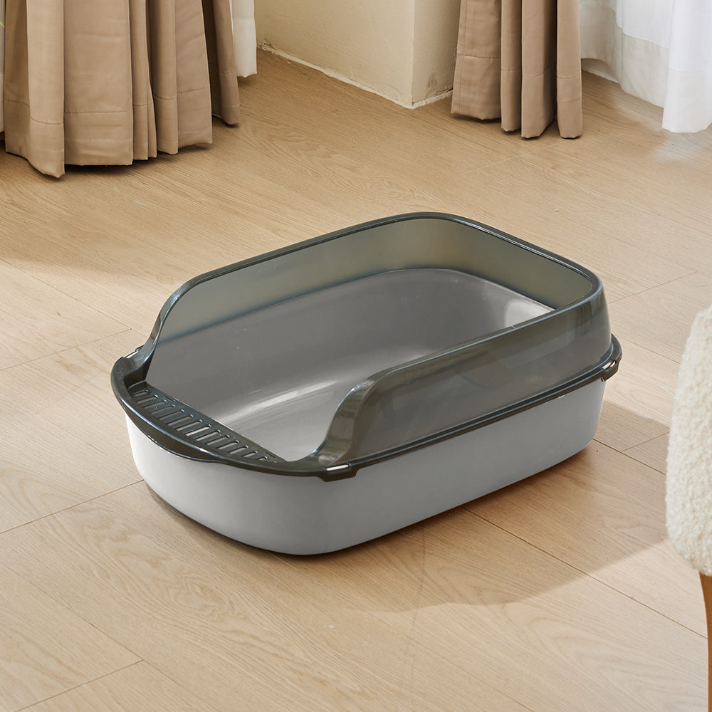 Large Anti-Splashing Detachable Cat Litter Box - Spacious & Easy to Clean