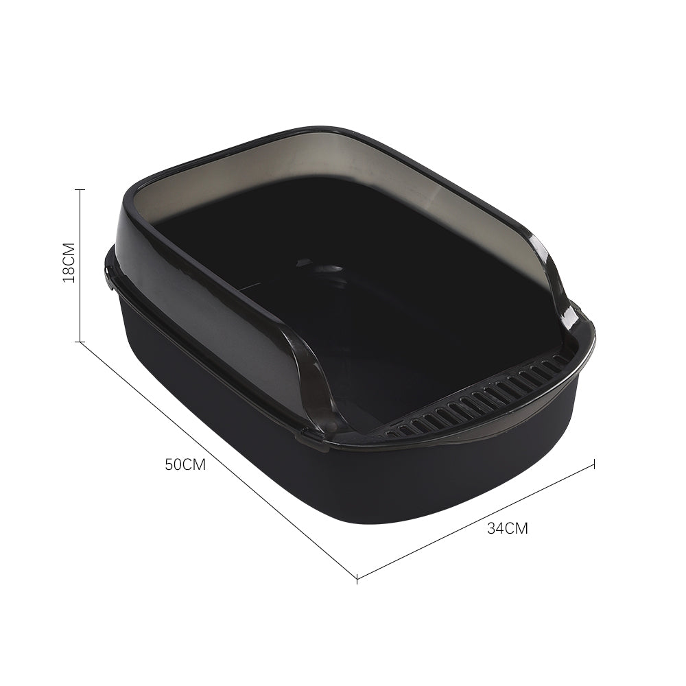 Large Anti-Splashing Detachable Cat Litter Box - Spacious & Easy to Clean