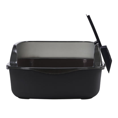 Large Anti-Splashing Detachable Cat Litter Box - Spacious & Easy to Clean