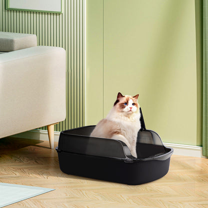 Large Anti-Splashing Detachable Cat Litter Box - Spacious & Easy to Clean