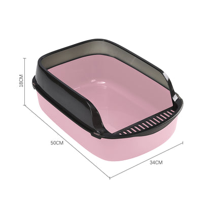 Large Anti-Splashing Detachable Cat Litter Box - Spacious & Easy to Clean