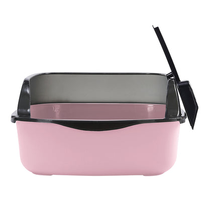 Large Anti-Splashing Detachable Cat Litter Box - Spacious & Easy to Clean