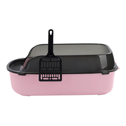 Large Anti-Splashing Detachable Cat Litter Box - Spacious & Easy to Clean