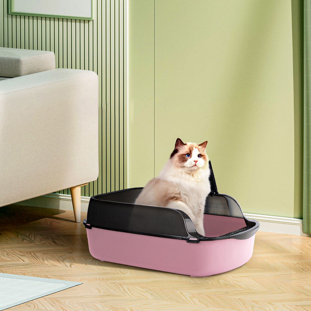 Large Anti-Splashing Detachable Cat Litter Box - Spacious & Easy to Clean