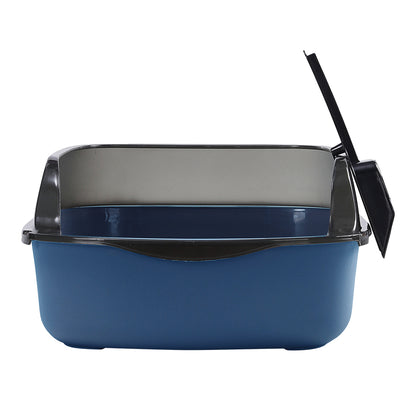 Large Anti-Splashing Detachable Cat Litter Box - Spacious & Easy to Clean