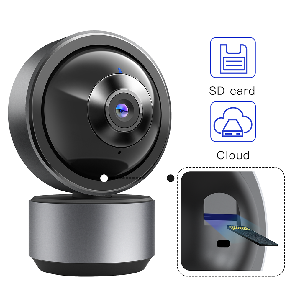 Smart Security Camera with 360° View & Motion Detection – 2K HD, Two-Way Audio, Compatible with Tuya APP