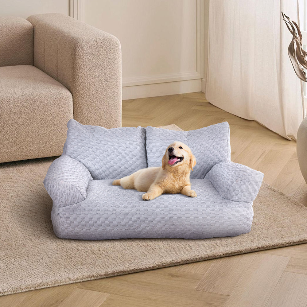 Ice Silk Cooling Pet Sofa Bed – Comfortable & Breathable Bed for Pets