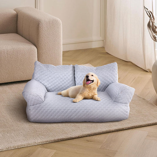 Ice Silk Cooling Pet Sofa Bed – Comfortable & Breathable Bed for Pets