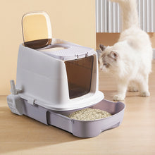 Enclosed Cat Litter Box with Top Deodorizer – Spacious, Odour Control, and Easy to Clean