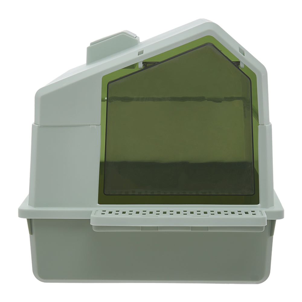 Foldable Enclosed Cat Litter Box with Air Filter – Privacy & Easy Clean Design for Cats