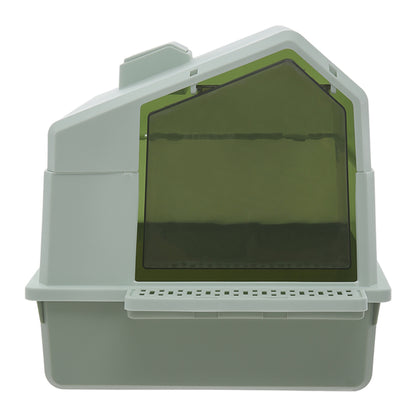 Foldable Enclosed Cat Litter Box with Air Filter – Privacy & Easy Clean Design for Cats