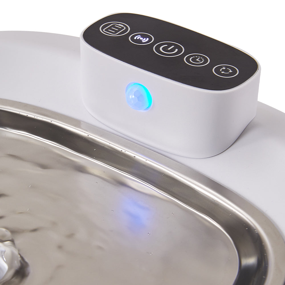 Ultra-Quiet Pet Water Fountain - Three Flow Modes with Large 3.2L Capacity