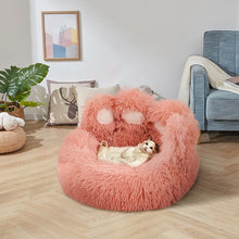 Soft Plush Pet Bed – Cozy & Comfortable with Non-Slip Bottom